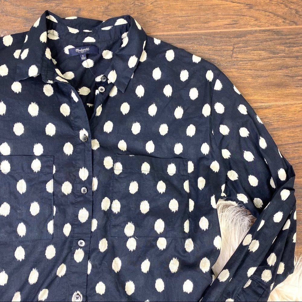 Madewell 100% cotton button down - Picture 2 of 7